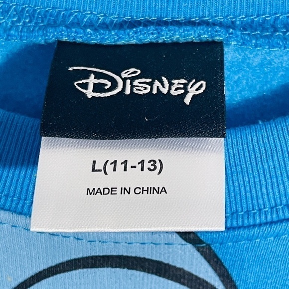 New Disney Blue Graphic Stitch Crewneck Size Large - Picture 3 of 4